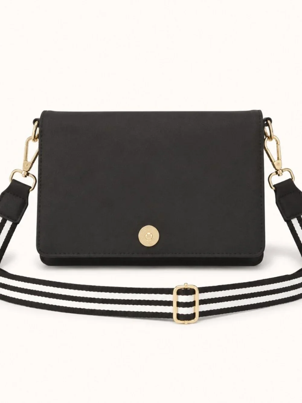 New ToteSavvy Change Kit Crossbody Diaper Bag Black